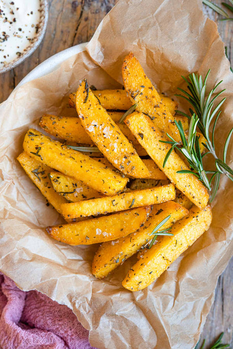 polenta fries on plate