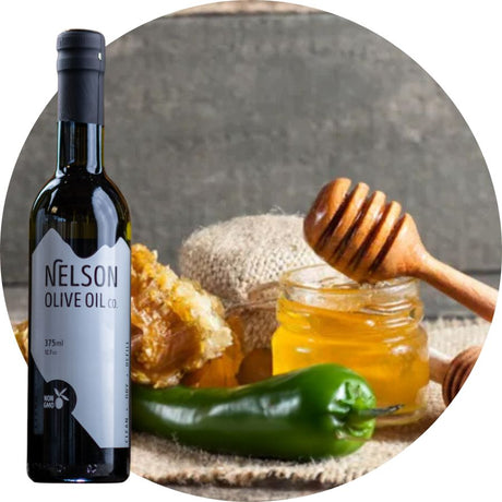 serrano honey vinegar nelson olive oil