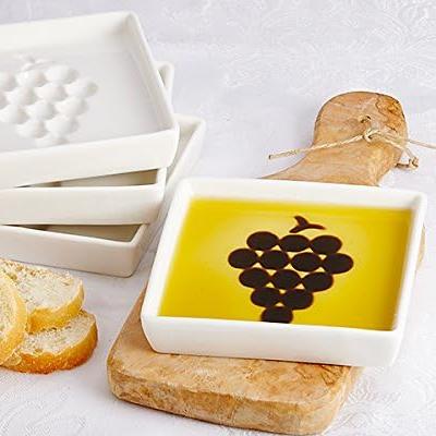 Oil-Vinegar Dipping Plate "Vineyard Select"