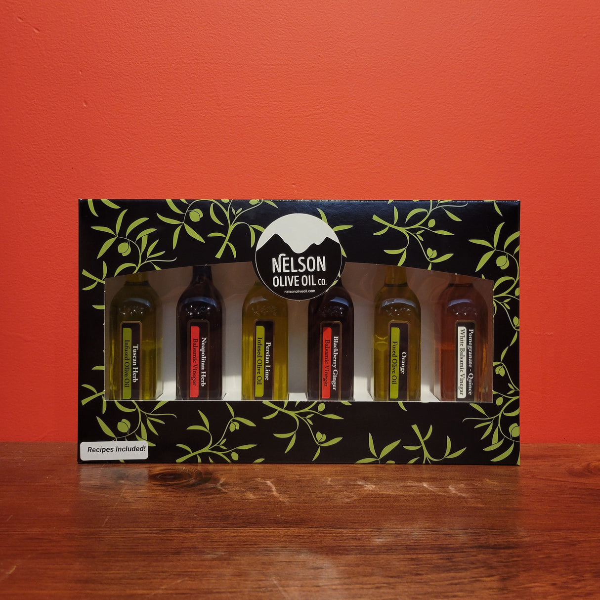 olive oil and balsamic vinegar flavour pack with recipe included